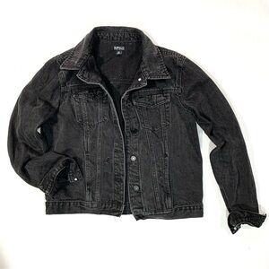 Buffalo David Bitton Charcoal Denim Jacket